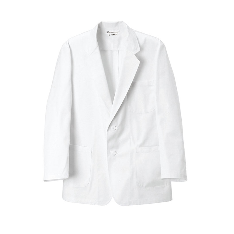 セブンユニフォーム 抗菌ジャケット 男性用 M ホワイト AA0415-8 1枚(ご注文単位1枚)【直送品】