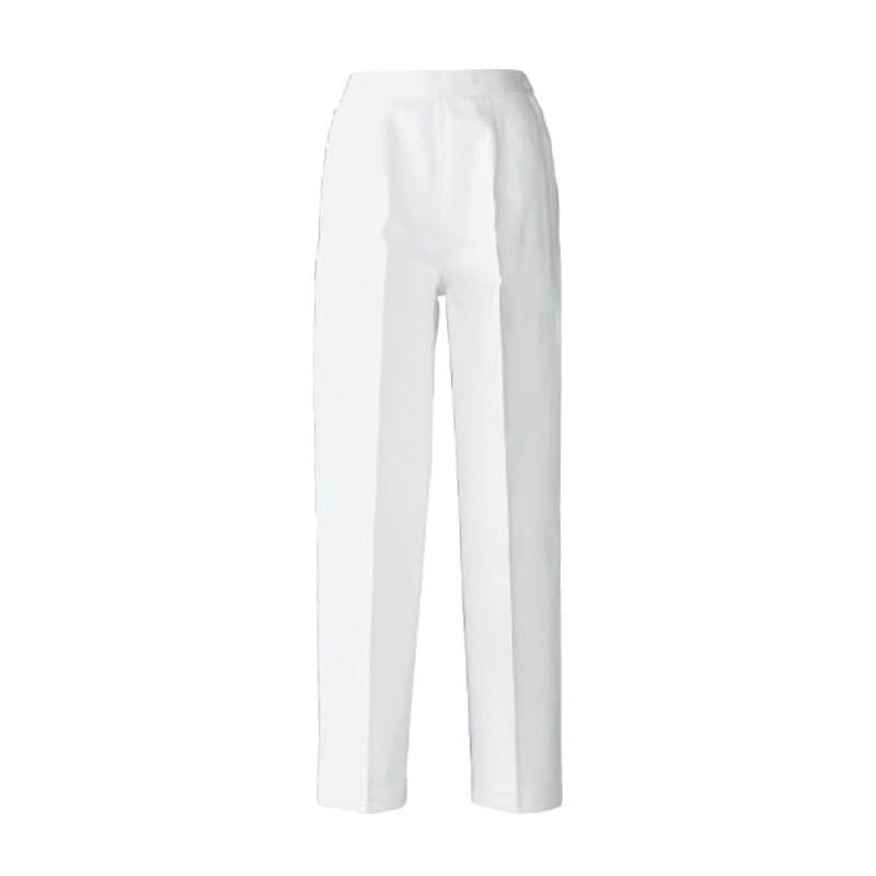 セブンユニフォーム 制菌パンツ 後ゴム入 女性用 S ホワイト AL0440-0 1枚(ご注文単位1枚)【直送品】