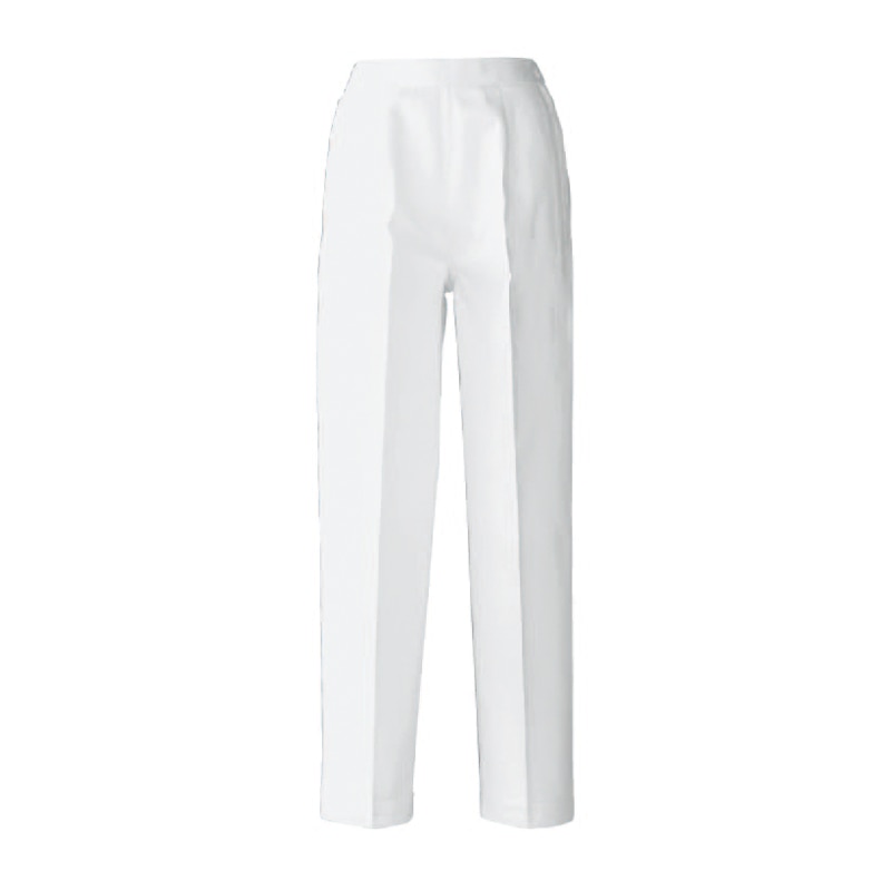 セブンユニフォーム 制菌パンツ 後ゴム入 女性用 LL ホワイト AL0440-0 1枚(ご注文単位1枚)【直送品】