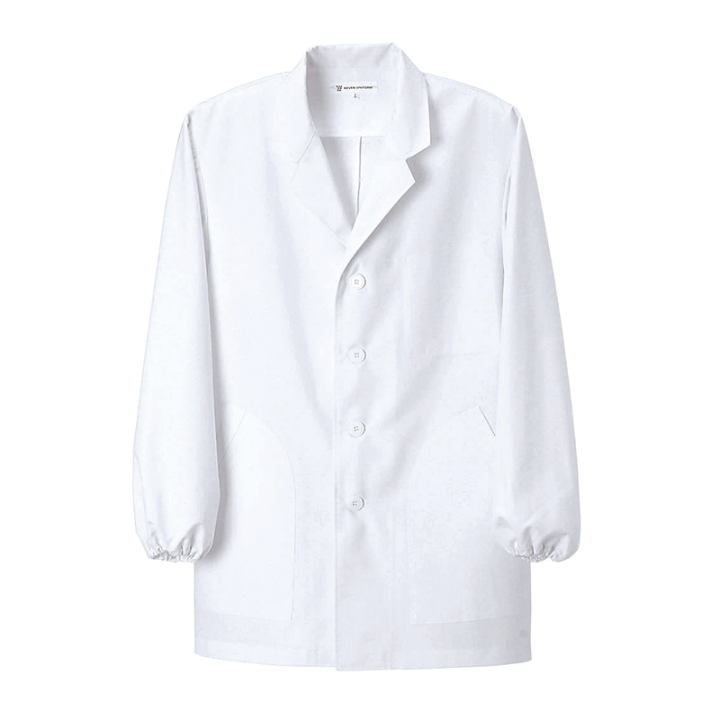 セブンユニフォーム タフリースコート　男性用　長袖 L　ホワイト AA0800-0　1枚（ご注文単位1枚）【直送品】