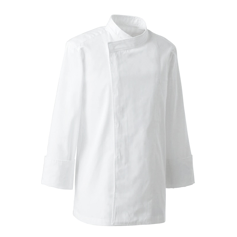 セブンユニフォーム コックコート　男女兼用 SS　ホワイト BA1042-0　1枚（ご注文単位1枚）【直送品】