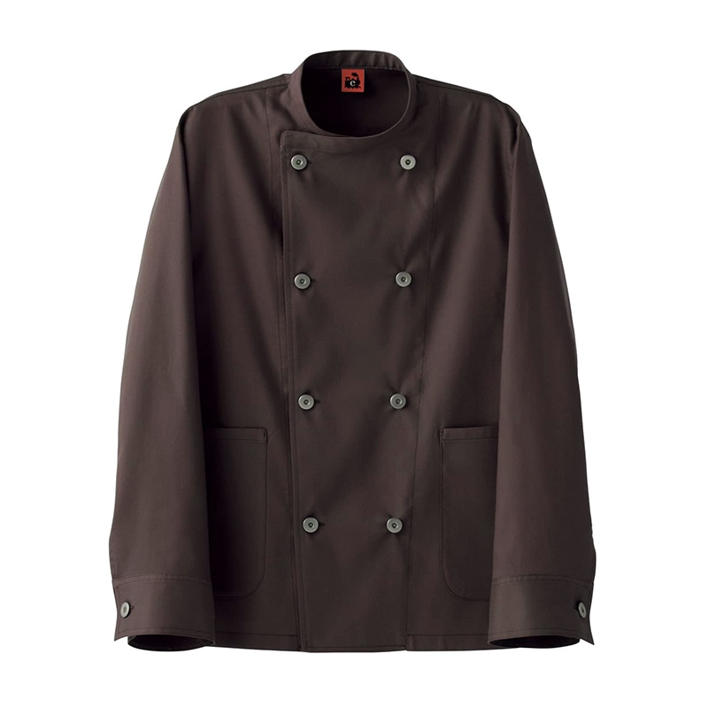 セブンユニフォーム コート　男女兼用　長袖 M　ブラウン QA7365-6　1枚（ご注文単位1枚）【直送品】