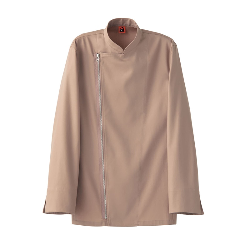 セブンユニフォーム コックコート 男女兼用 長袖 3L ライトブリック QA7367-3 1枚(ご注文単位1枚)【直送品】