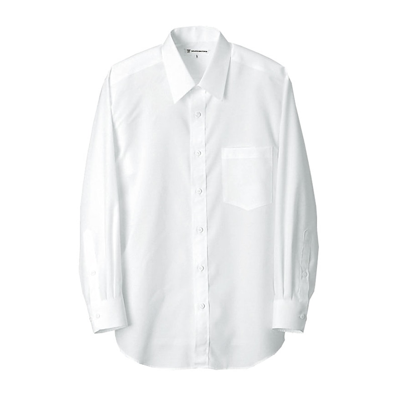 セブンユニフォーム シャツ　男性用　長袖 4L　ホワイト CH1783-0　1枚（ご注文単位1枚）【直送品】