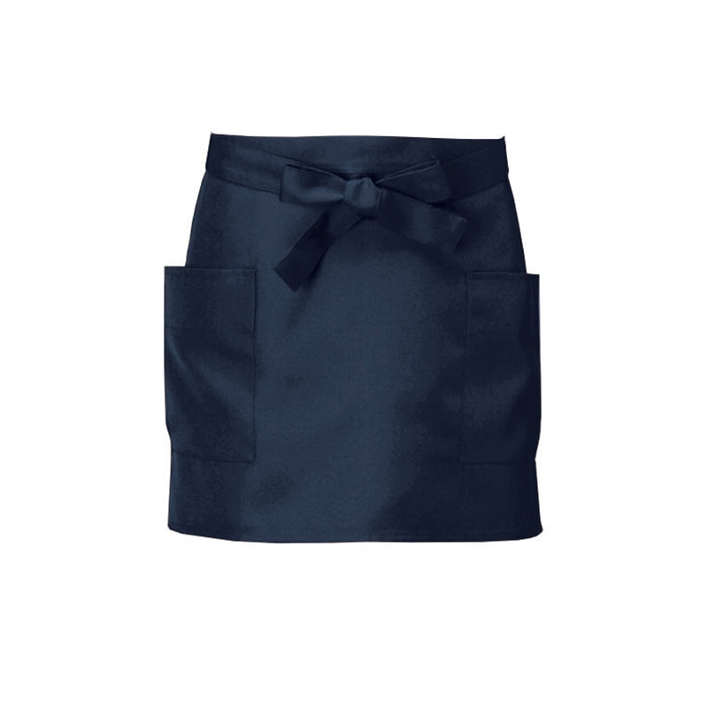 セブンユニフォーム ショートエプロン　男女兼用 フリーサイズ　ネイビー CT2567-1　1枚（ご注文単位1枚）【直送品】