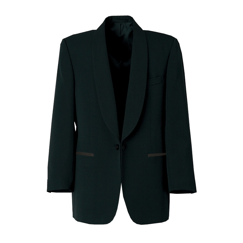 セブンユニフォーム 共衿タキシード　男性用 Y4　ブラック DD2705-9　1枚（ご注文単位1枚）【直送品】