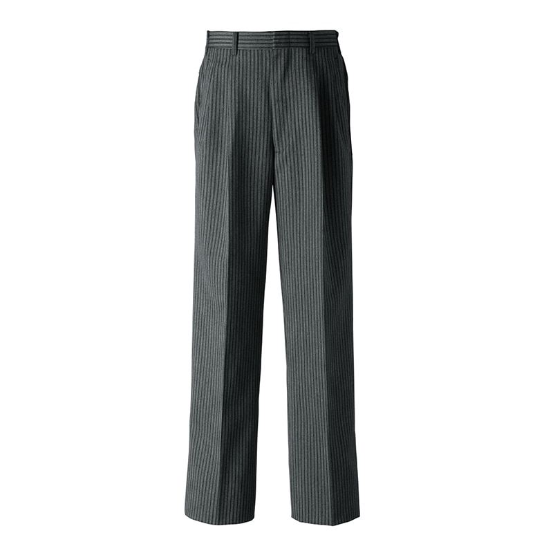 セブンユニフォーム ツータックスラックス 男性用 サイズ95 ブラック×グレー DL2906-7 1枚(ご注文単位1枚)【直送品】