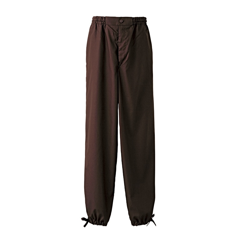 セブンユニフォーム 作務衣パンツ 男女兼用 SS 茶 EL3378-7 1枚(ご注文単位1枚)【直送品】