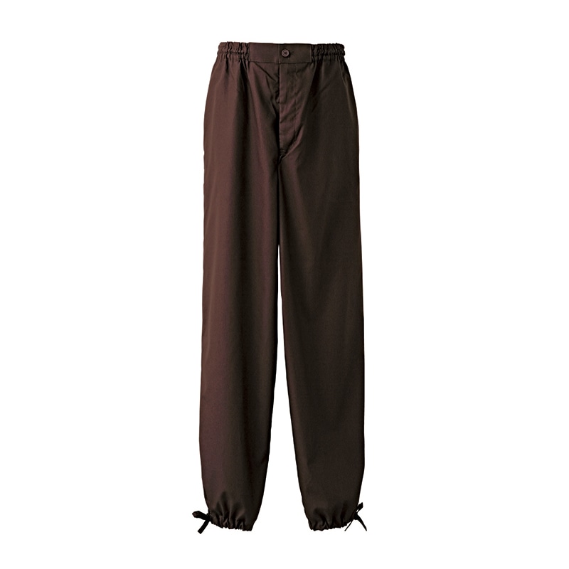 セブンユニフォーム 作務衣パンツ 男女兼用 S 茶 EL3378-7 1枚(ご注文単位1枚)【直送品】