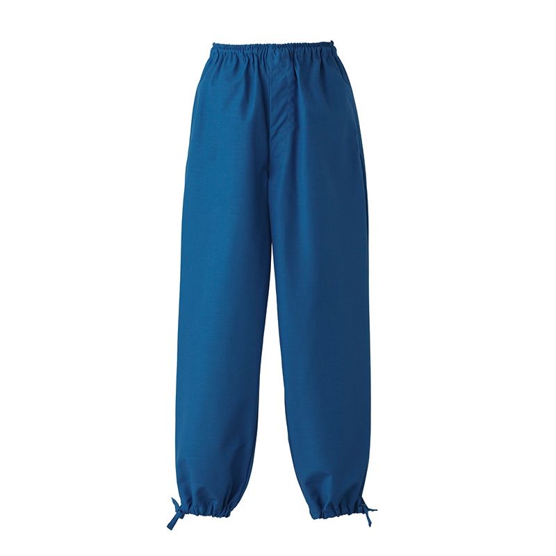 セブンユニフォーム 作務衣パンツ 男女兼用 LL 青 EL3379-1 1枚(ご注文単位1枚)【直送品】