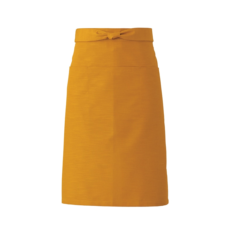 セブンユニフォーム ミドル前掛　男女兼用 レギュラー　黄 ET3462-5　1枚（ご注文単位1枚）【直送品】