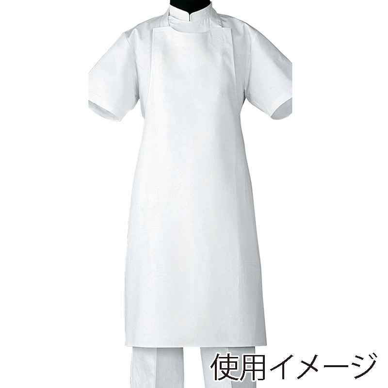 セブンユニフォーム 揚前掛 フリーサイズ ホワイト JT4566-0 1枚(ご注文単位1枚)【直送品】