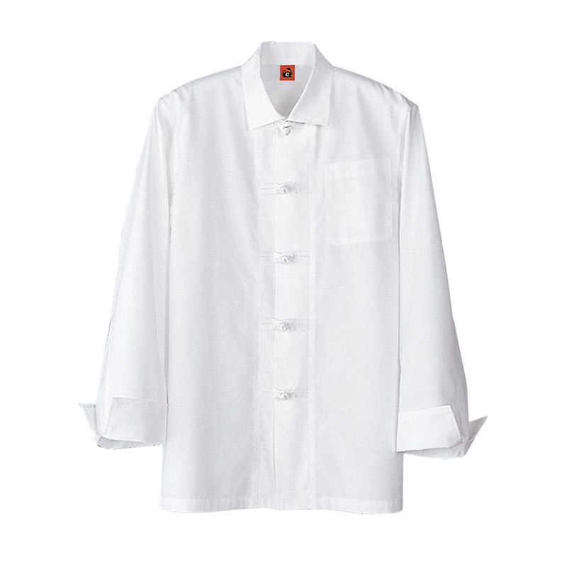 セブンユニフォーム コート　男女兼用　長袖 3L　ホワイト QA7301-0　1枚（ご注文単位1枚）【直送品】