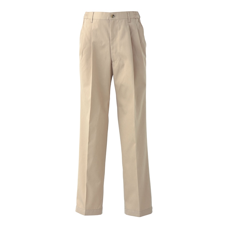 セブンユニフォーム チノパンツ 男女兼用 脇ゴム S ベージュ UL7709-6 1枚(ご注文単位1枚)【直送品】