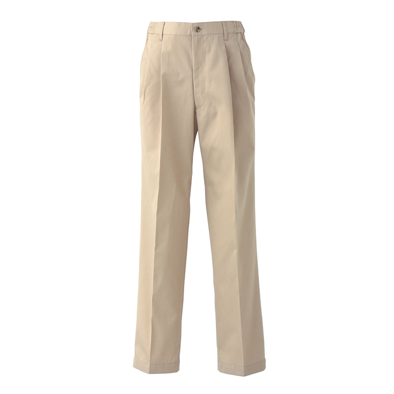 セブンユニフォーム チノパンツ 男女兼用 脇ゴム LL ベージュ UL7709-6 1枚(ご注文単位1枚)【直送品】