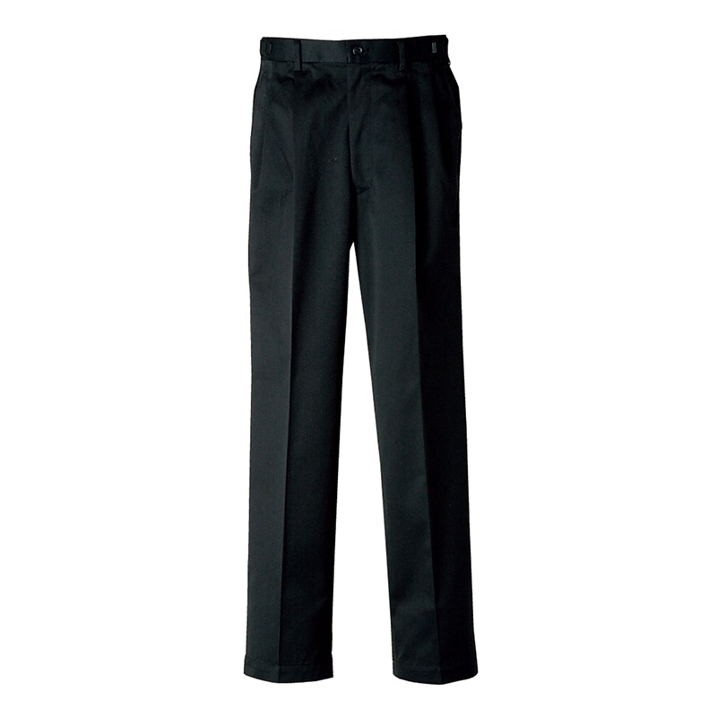 セブンユニフォーム チノパンツ　男性用　アジャスター付 LL　ブラック UL7710-9　1枚（ご注文単位1枚）【直送品】