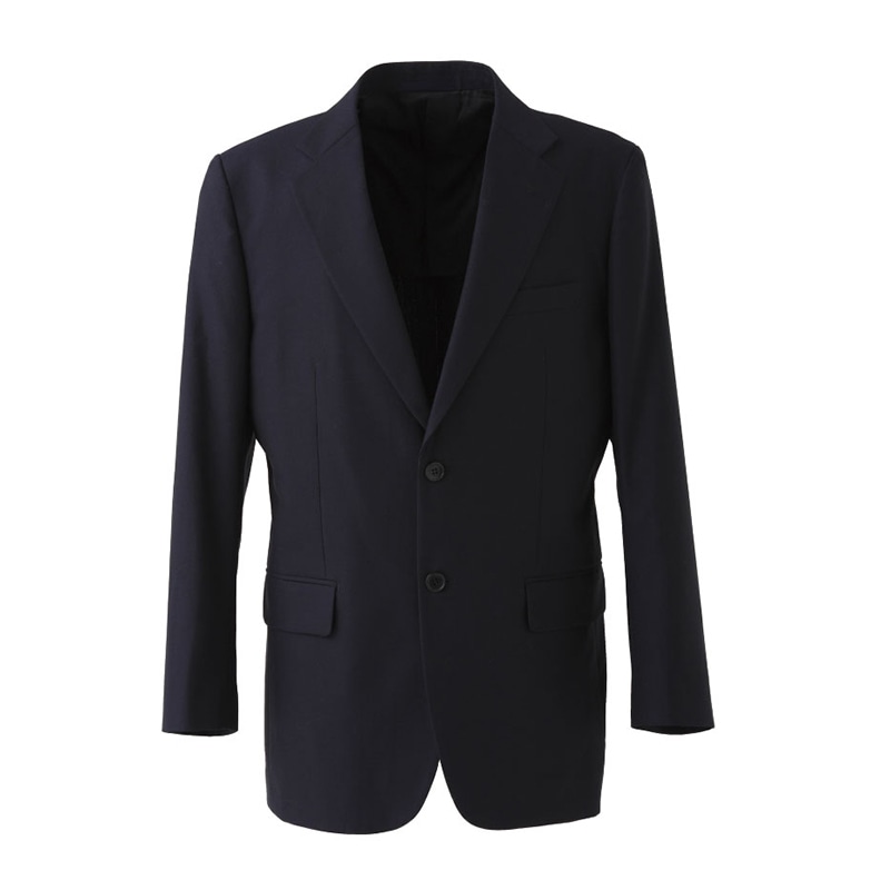 セブンユニフォーム 2つボタンジャケット　男性用 Y7　濃紺 DD2747-1　1枚（ご注文単位1枚）【直送品】