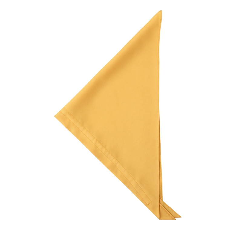 セブンユニフォーム 三角巾 男女兼用 フリーサイズ イエロー JY4672-5 1枚(ご注文単位1枚)【直送品】