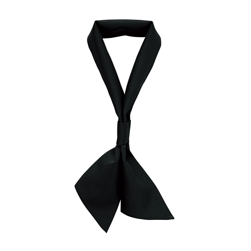 セブンユニフォーム ワンタッチタイ 男女兼用 フリーサイズ ブラック JY4673-9 1枚(ご注文単位1枚)【直送品】