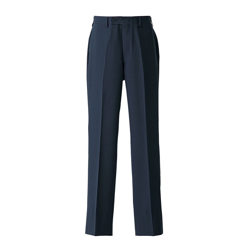 セブンユニフォーム スラックス　男性用　ワンタック 110サイズ　ネイビー DL2915-1　1枚（ご注文単位1枚）【直送品】