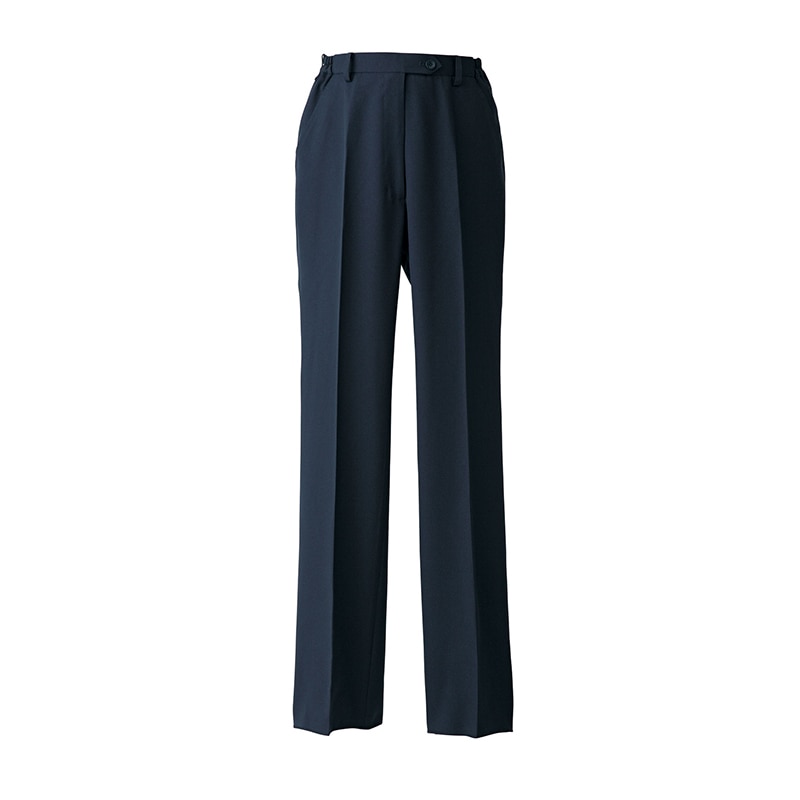 セブンユニフォーム パンツ　女性用　脇ゴム入 7号　ネイビー DL2909-1　1枚（ご注文単位1枚）【直送品】