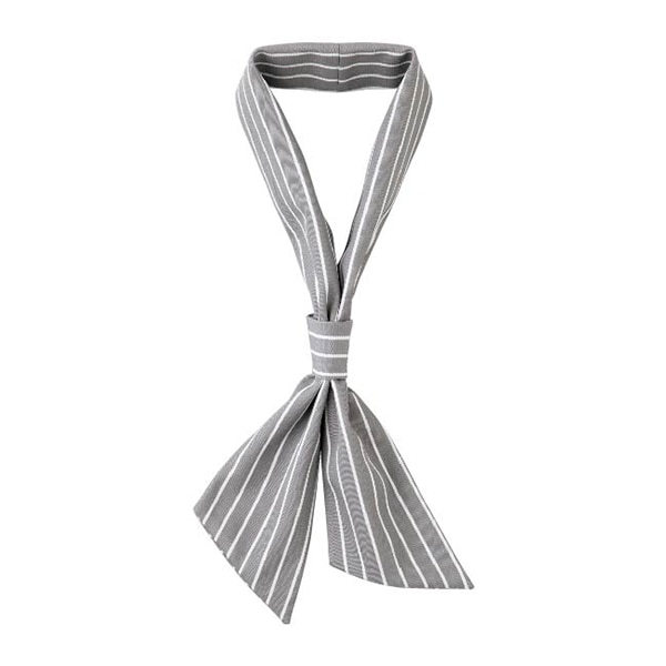 セブンユニフォーム ワンタッチタイ フリーサイズ ホワイト×グレー JY4734-8 1枚(ご注文単位1枚)【直送品】