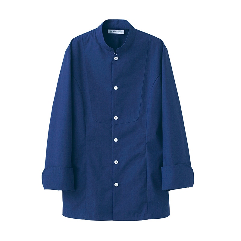 セブンユニフォーム コート　男性用　長袖 M　ナス紺 BA1057-1　1枚（ご注文単位1枚）【直送品】