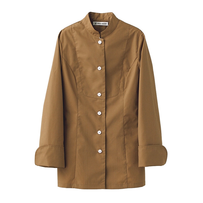 セブンユニフォーム コート　女性用　長袖 7号　モカブラウン BA1058-6　1枚（ご注文単位1枚）【直送品】