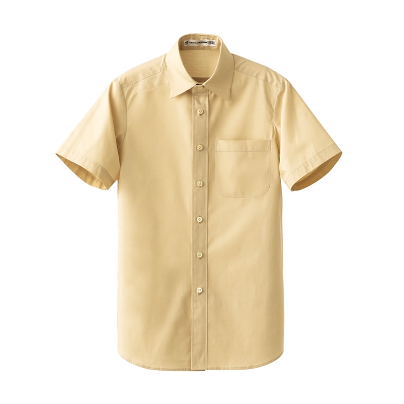 セブンユニフォーム 抗菌シャツ 男女兼用 半袖 LL ベージュ CH4452-7 1枚(ご注文単位1枚)【直送品】