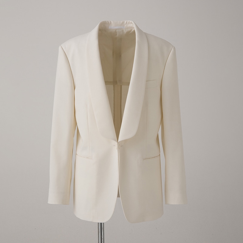 セブンユニフォーム タキシード　男性用 M　ホワイト DD2762-0　1枚（ご注文単位1枚）【直送品】