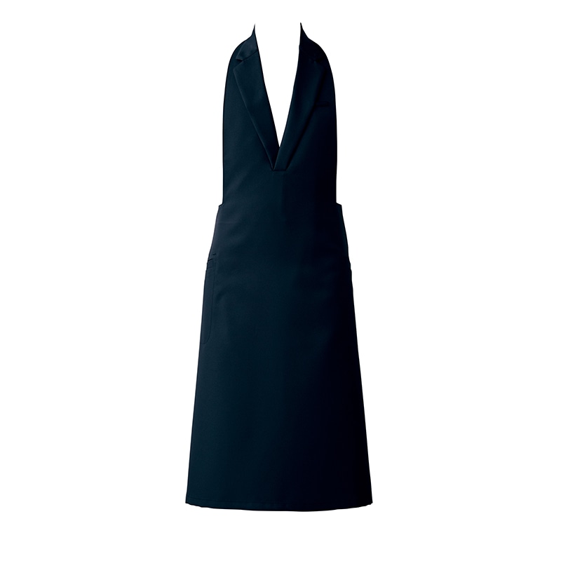 セブンユニフォーム テーラードカラーエプロン 男女兼用 M ネイビー CT2360-1 1枚(ご注文単位1枚)【直送品】