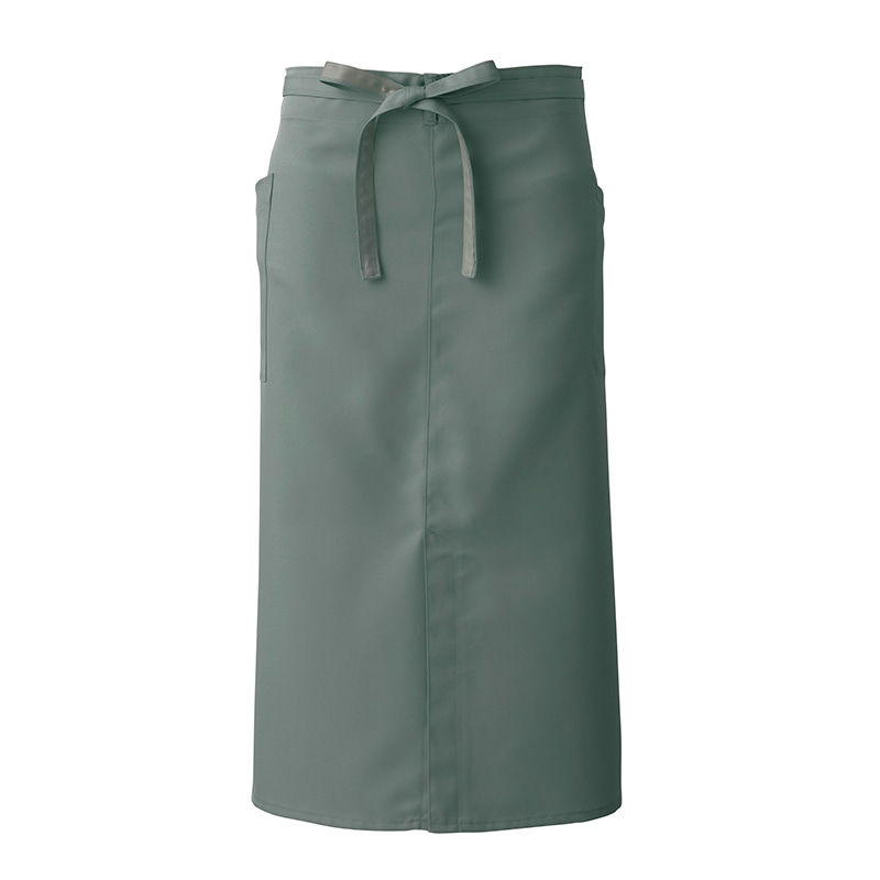 セブンユニフォーム ソムリエエプロン 男女兼用 フリーサイズ ライトグレー CT2365-7 1枚(ご注文単位1枚)【直送品】