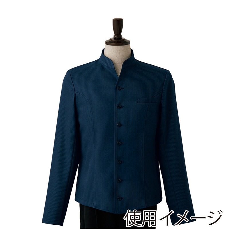 セブンユニフォーム コート 男性用 長袖 M ネイビー×ネイビー DA2628-1 1枚(ご注文単位1枚)【直送品】