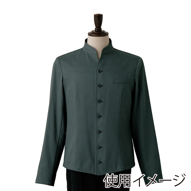 セブンユニフォーム コート 男性用 長袖 3L チャコールグレー×チャコールグレー DA2628-8 1枚(ご注文単位1枚)【直送品】