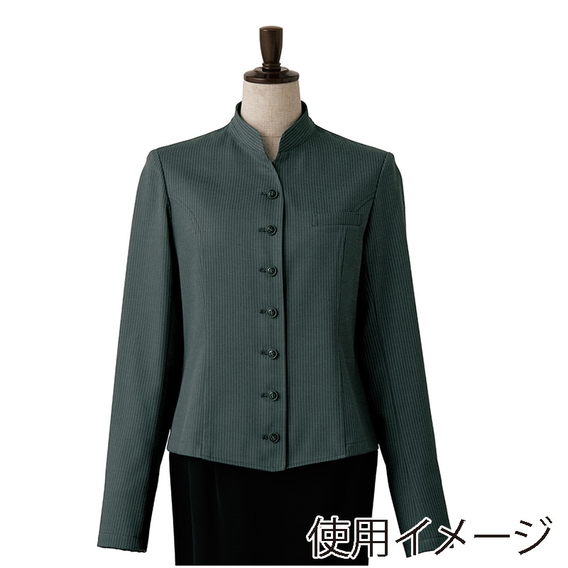 セブンユニフォーム コート 女性用 長袖 11号 チャコールグレー×チャコールグレー DA2629-8 1枚(ご注文単位1枚)【直送品】