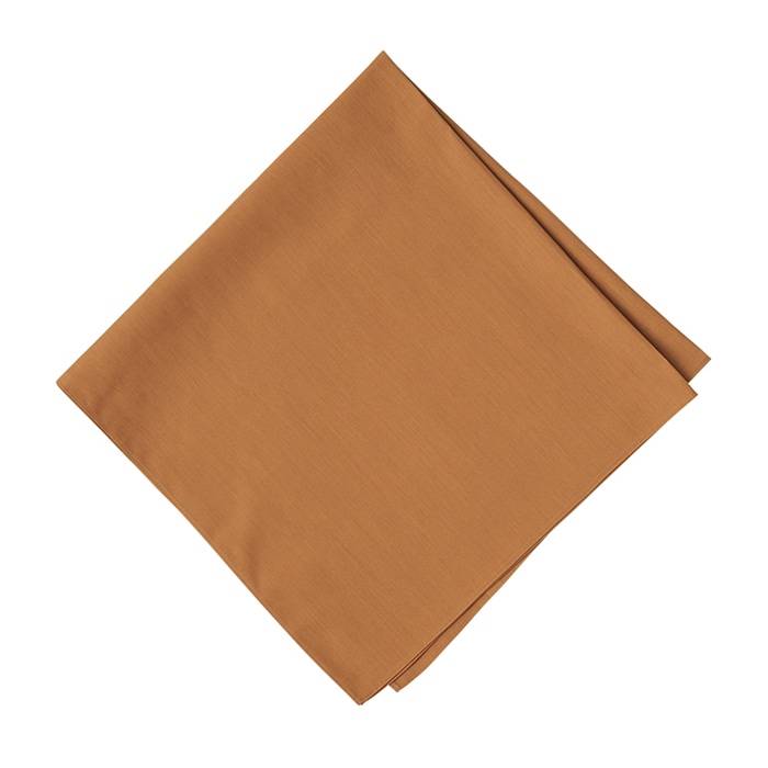 セブンユニフォーム 四角巾 フリーサイズ アンバー JY4741-6 1枚(ご注文単位1枚)【直送品】