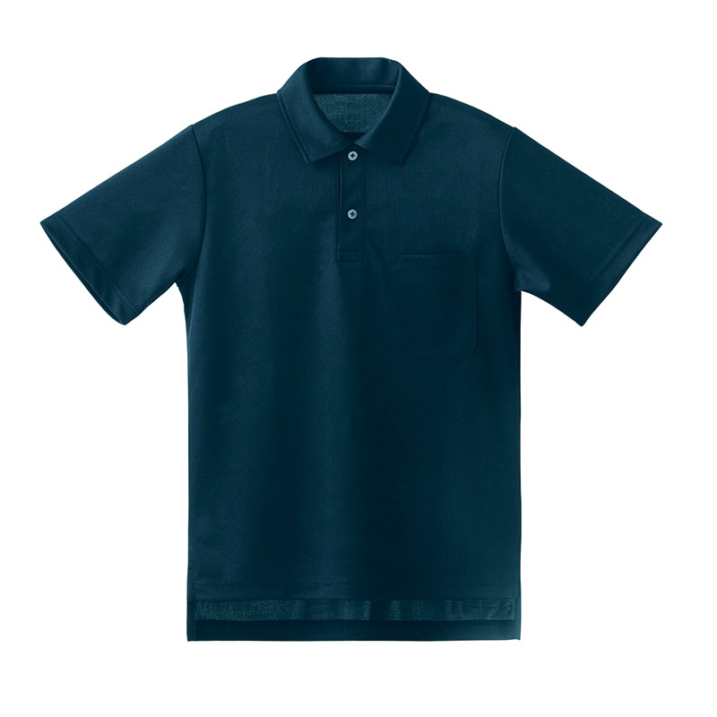 セブンユニフォーム ポロシャツ 男女兼用 S ネイビー CU2358-1 1枚(ご注文単位1枚)【直送品】