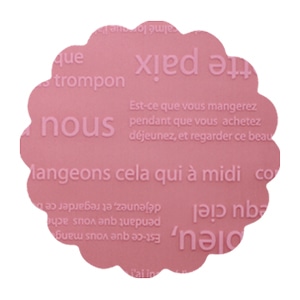 マッセ リセシート φ35 No.3 ピンク×ホワイト 103503 1個(ご注文単位1個)【直送品】