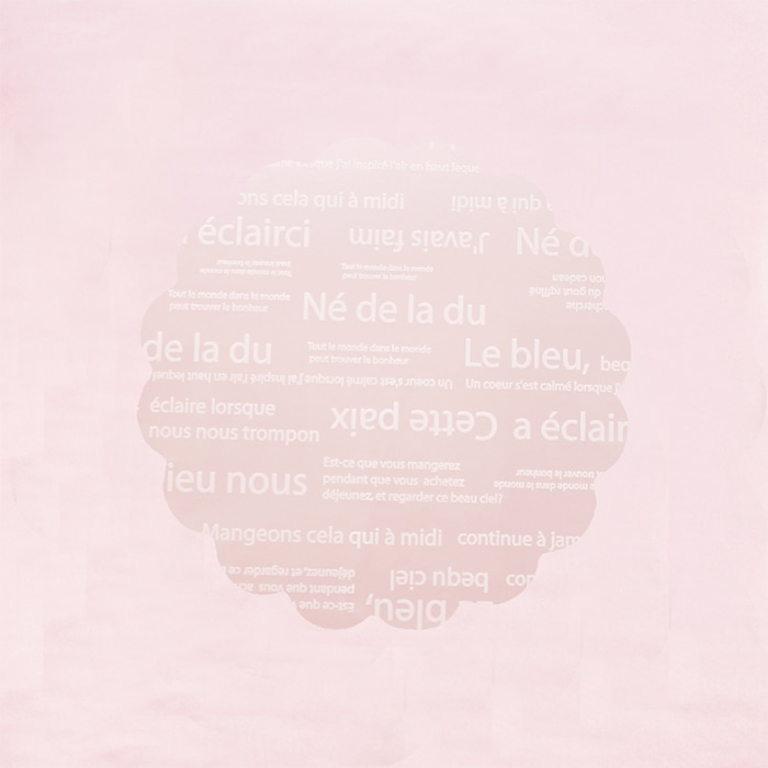 マッセ リセシート φ45 No.1 クリア×ホワイト 104501 1個(ご注文単位1個)【直送品】