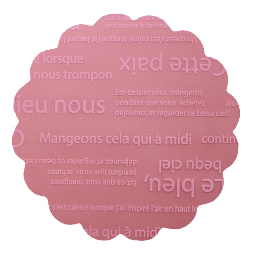 マッセ リセシート φ45 No.3 ピンク×ホワイト 104503 1個(ご注文単位1個)【直送品】