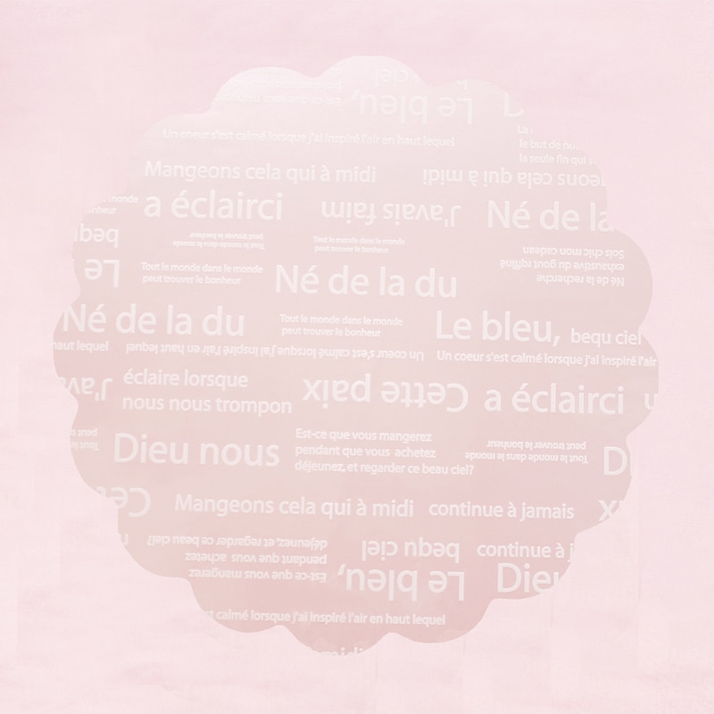 マッセ リセシート φ55 No.1 クリア×ホワイト 105501 1個(ご注文単位1個)【直送品】