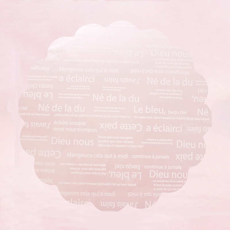 マッセ リセシート φ65 No.1 クリア×ホワイト 106501 1個(ご注文単位1個)【直送品】