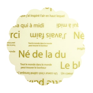 マッセ リセシート φ35 No.6 クリーム×ゴールド 103506 1個(ご注文単位1個)【直送品】