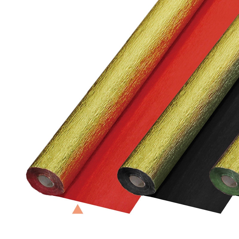 マッセ ラッピングロール　ゴールドクレープ No.1　レッド 96001 1本（ご注文単位1本）【直送品】