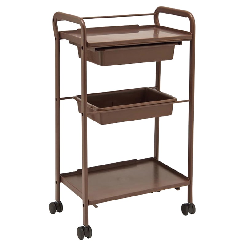 トレーカート FV-122 ブラウン 1個(ご注文単位1個)【直送品】