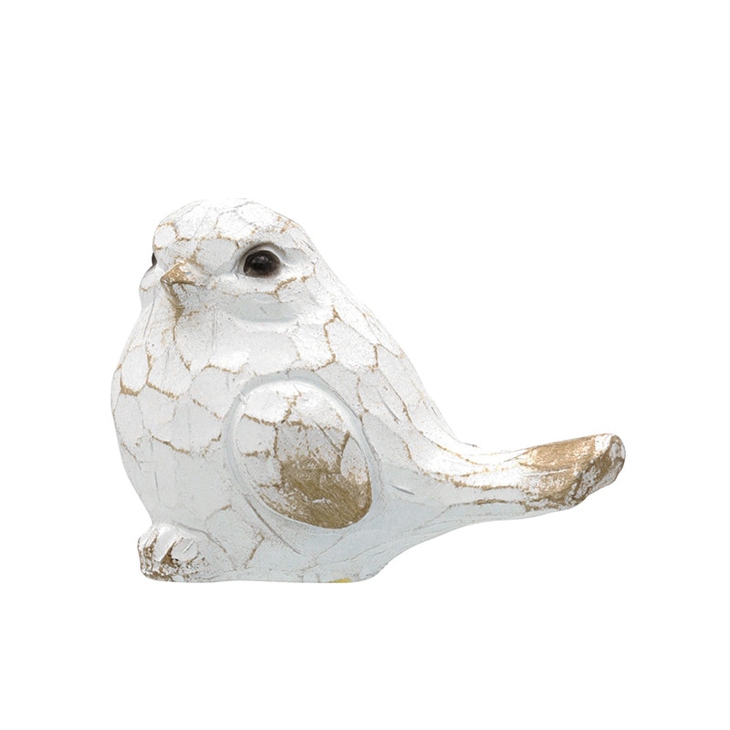 カルナック レジンアンティークアニマル バード B ホワイト NG66 1個（ご注文単位4個）【直送品】