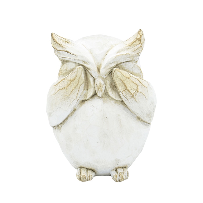 カルナック レジンアンティークオウル F ホワイト NG50 1個（ご注文単位3個）【直送品】