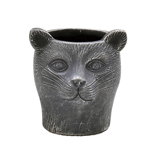 カルナック アニマルポットキャット S ブラック CP022SBK 1個（ご注文単位4個）【直送品】