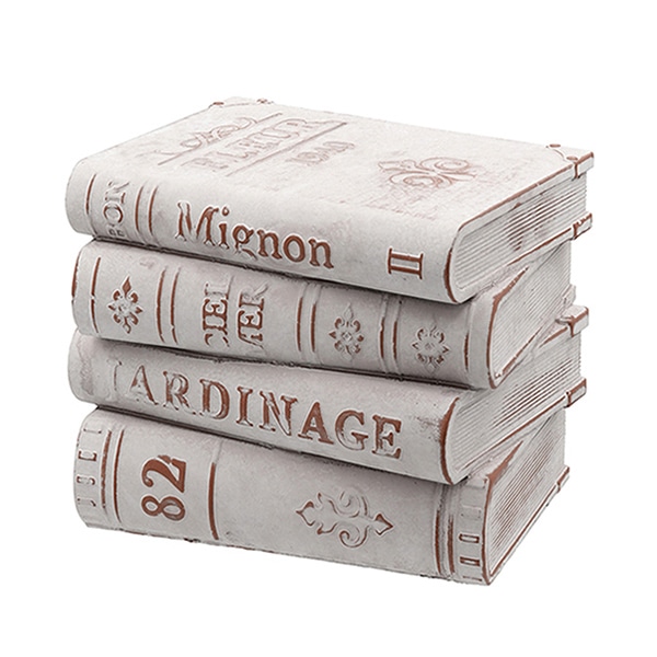 カルナック ヴィンテージブック 4-B ホワイト GR2402WH 1個（ご注文単位2個）【直送品】