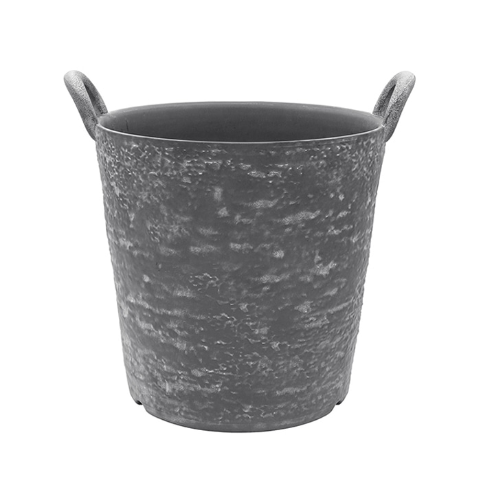 カルナック オージープランツポット ハンドル 01 ブラック FC040BK 1個（ご注文単位4個）【直送品】